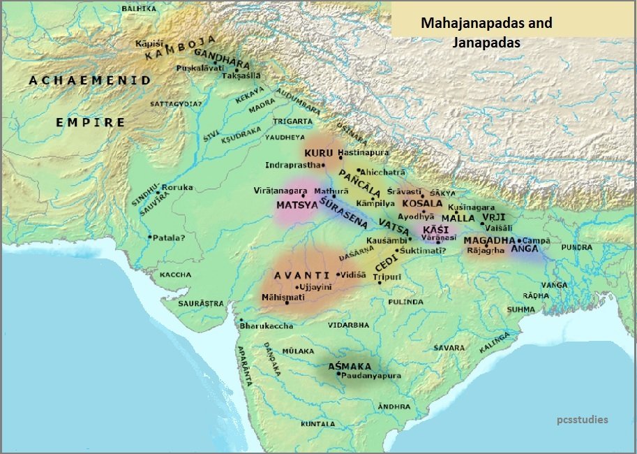 Sixteen Mahajanapadas - Ancient History - PCSSTUDIES
